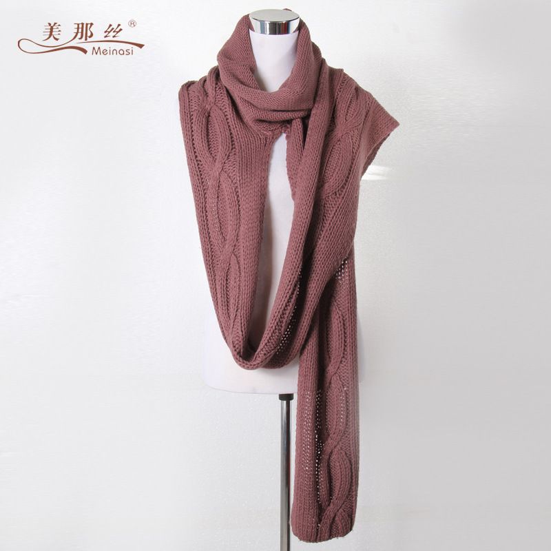 2020 Minas Korean version of the hot selling cashmere pure color warm cover head versatile scarf manufacturers direct sale thumbnail
