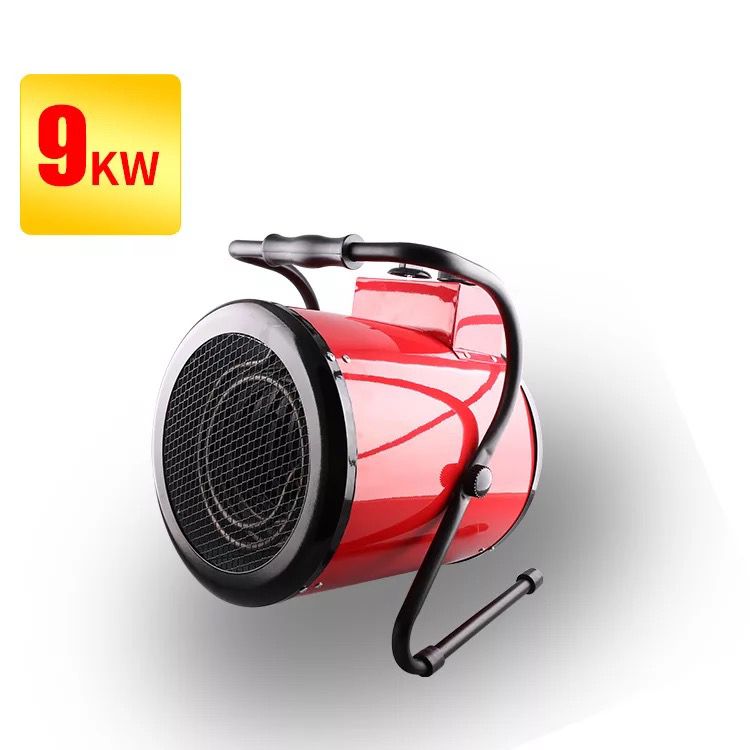 跨境 外贸 9KW380V 三相电 大功率工业暖风机 取暖器 烘干机 加热器 热风炮 英文包装