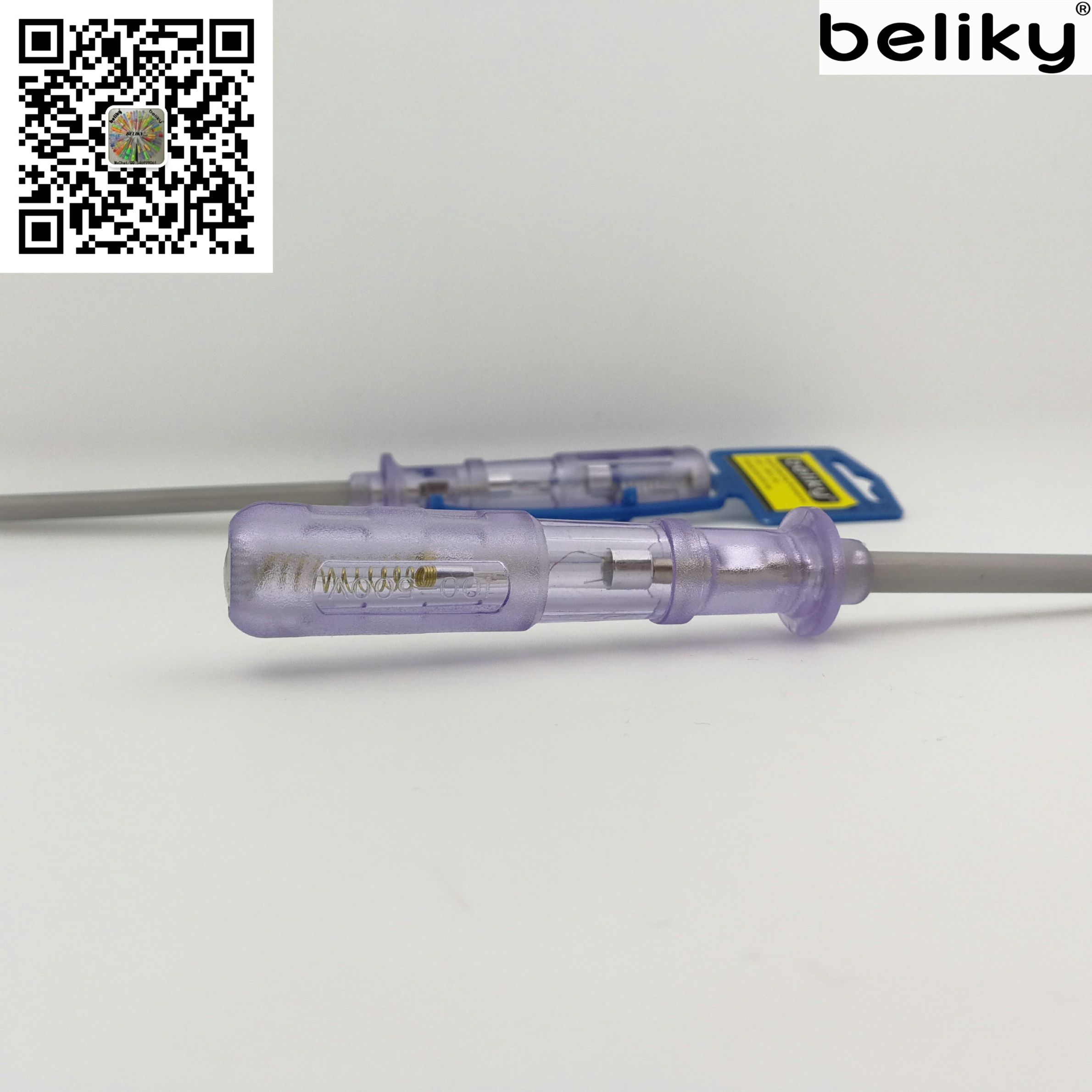 beliky17151A电笔测试螺丝刀特长灰包杆吊卡详情4
