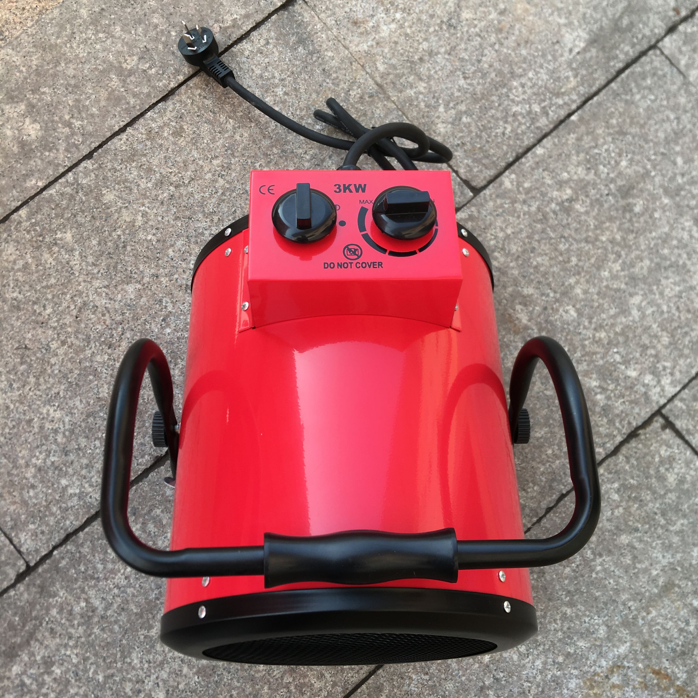 Cross-border foreign trade 3KW220V 27-diameter round industrial warm air blower, heater, dryer, hot air blower and insulation equipment detail image 4