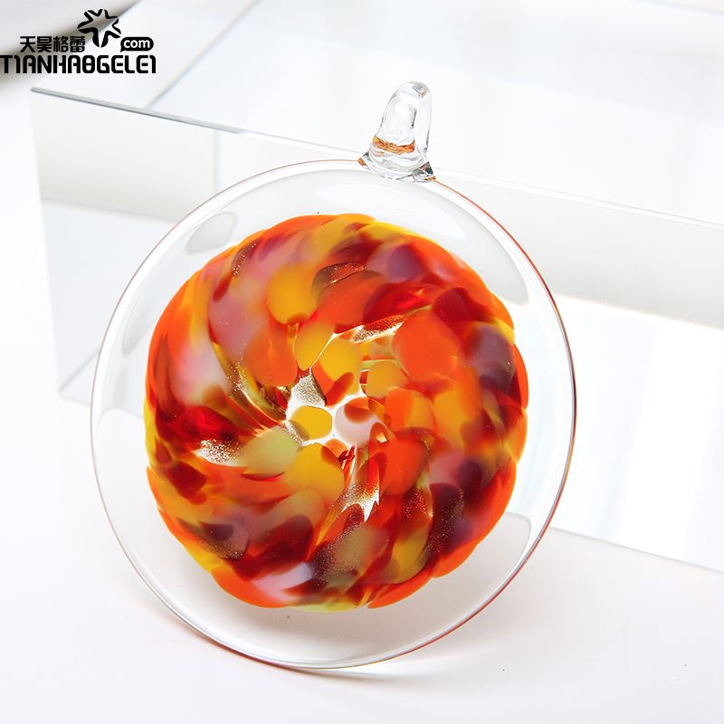 Glass handicraft home decoration wall decoration decorations