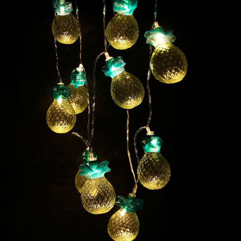 创意LED凤梨菠萝电池灯串婚庆圣诞生日儿童房间装饰灯家居氛围灯详情图3