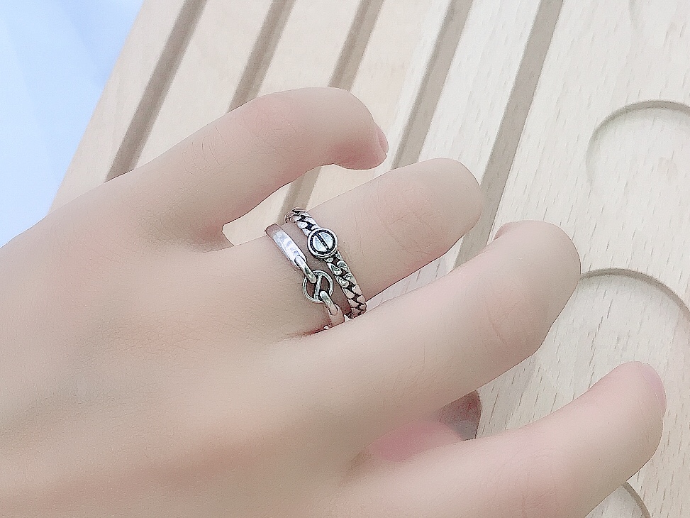 Taiyin ring, retro ring, female personality, cold style index finger ring, Xinmingyang jewelry, Xinmingyang jewelry details Picture