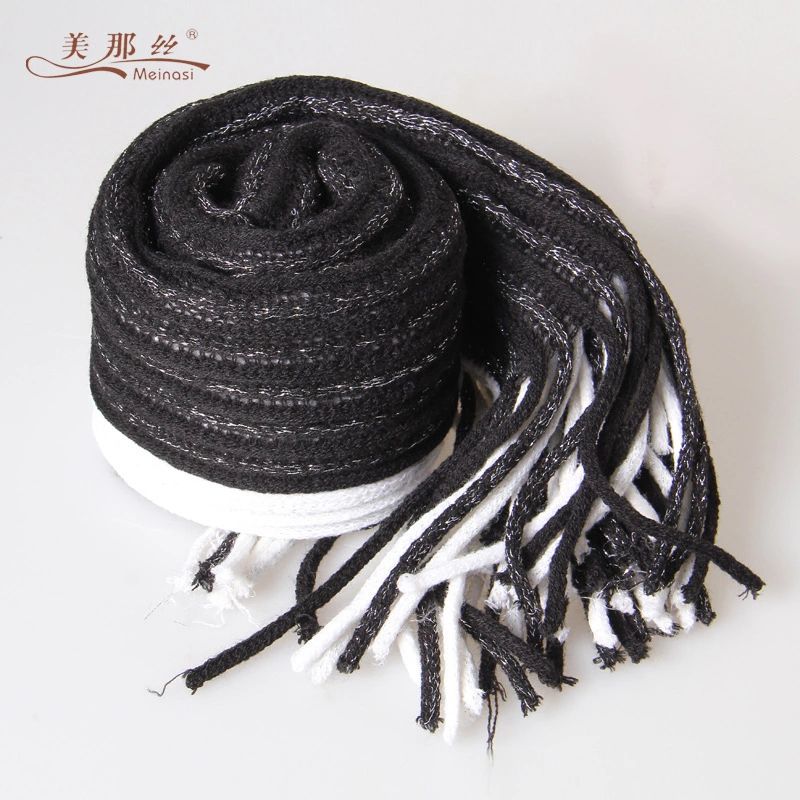 Menas Silk 2020 New Unisens Color Matching Autumn And Winter Warm Scarf Warm Lengthened details Picture