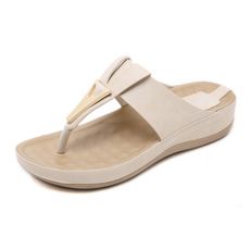 2021 New European And American Women's Sandals Cross-Border Metal Plus-Size Casual Pregnant Women's Slippers details Picture