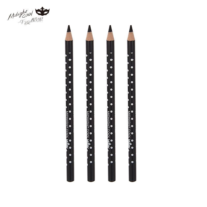 Midnight Cool Black Wood Stem 3D Waterproof, sweat-proof, anti-smudging, Long-lasting and non-smudging Wooden Eyeliner Pen Factory Direct Sales details Picture