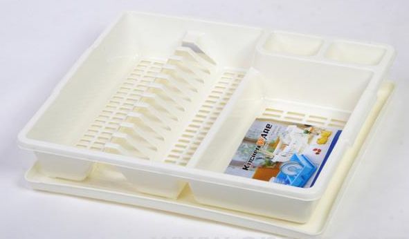 Plastic dish rack, draining rack, storage box and bowl rack, and shelving rack Specification image