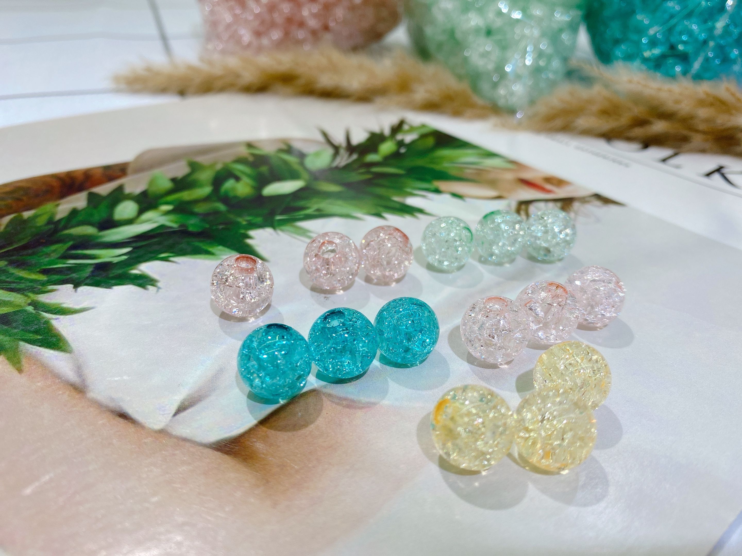 Acrylic half-hole beads broken rope accessories thumbnail
