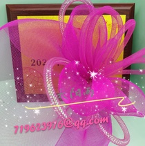 Wedding gown flower 🌸 elastic yarn nets, jewelry accessories craft gift