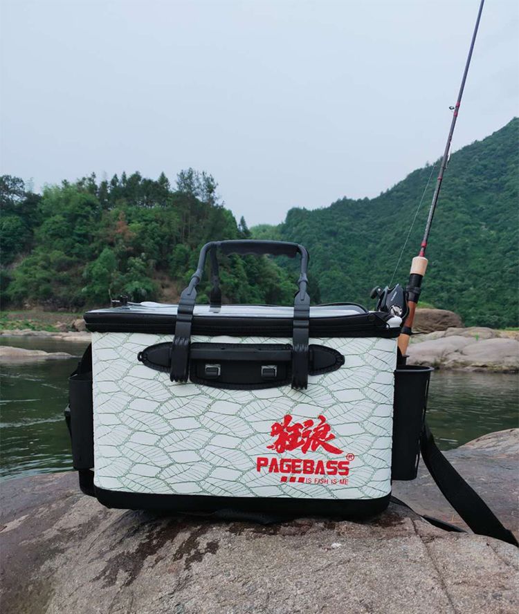 New fishing box EVA Luya box multi-function fish box Live fish barrel Thickening fish guard barrel fish barrel