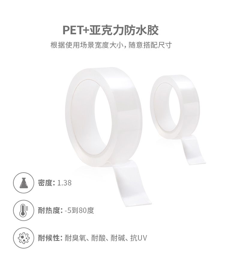 厨房防霉防水胶带防潮厨卫水槽缝隙美缝马桶贴条墙角贴密封条胶条详情图2