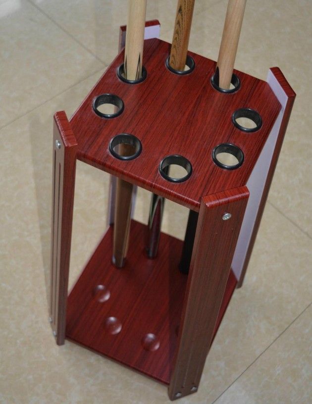 Free mail billiard cue rack billiard cue rack floor snooker 9 cue rack square 8 holes in mahogany