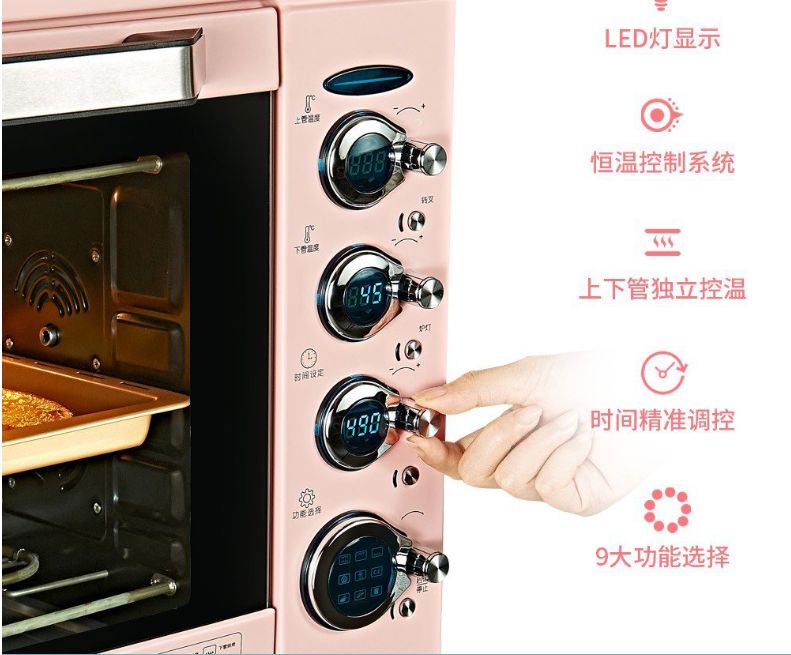 60L household fully automatic electric oven for baking, intelligent multi-functional electronic large-capacity cake bakery detail image 7