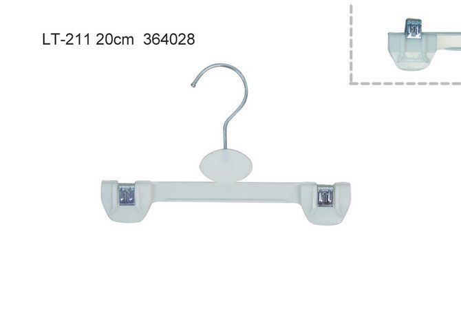 Lt-211 Iron Hook Plastic Pants Rack Clothing Accessories Plastic Hanger Plastic Pants Rack 20Cm