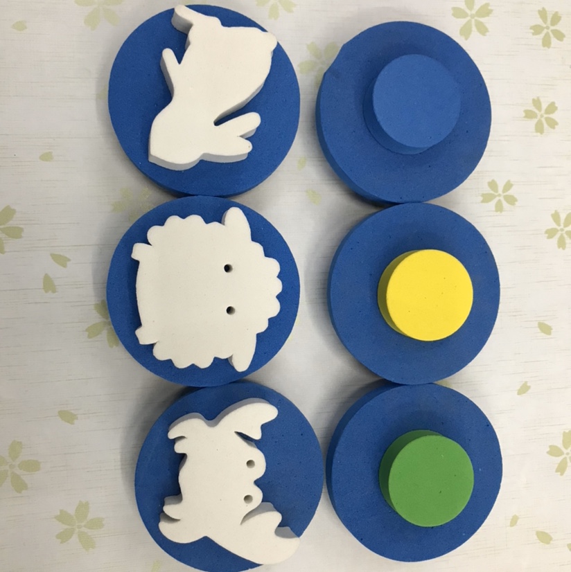 Sponge brush, sponge seal, sponge animal,