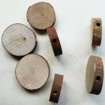 天然松木片 圆木片 微景观拍照道具 年轮片木片加工厂家