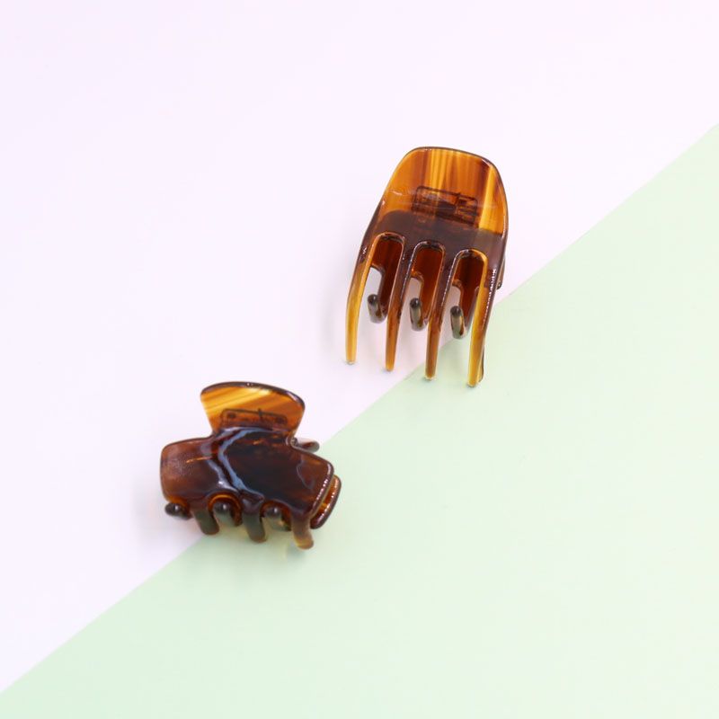 Japanese Acetic Acid Hair Grab Leopard Print Grab Horsetail Cute Top Clip Edge Clip Hair Accessories Wholesale undefined