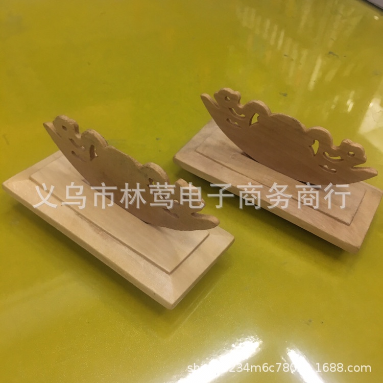 Small wooden fan holder for female fans is suitable for folding fans below 22cm thumbnail