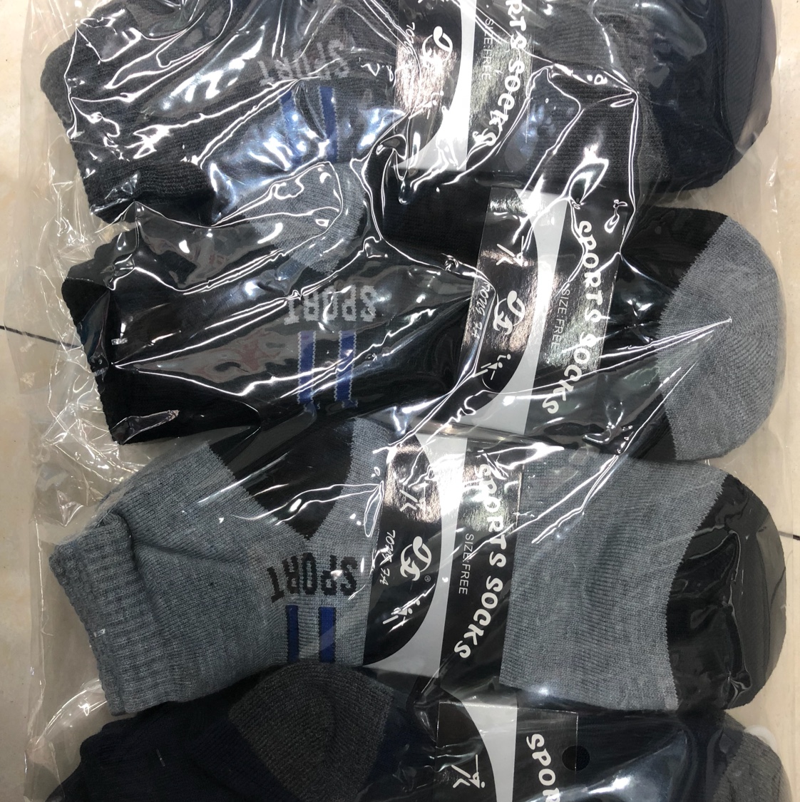 袜子同发针织厂家直销外贸涤棉棉男女袜短袜便宜耐穿spory winter