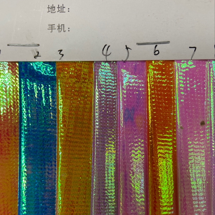 橙色七彩幻彩布料圣诞饰品服饰装饰品头饰工艺品布料多色可选