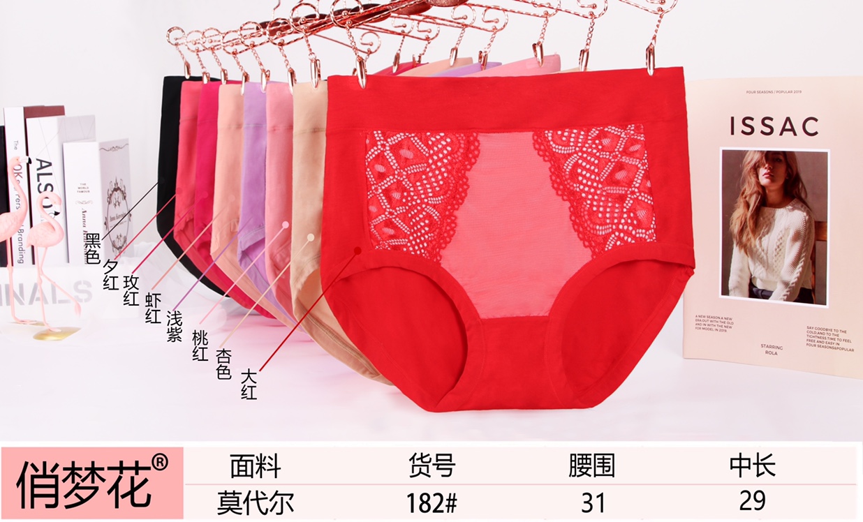 Women's floral border design triangle panties