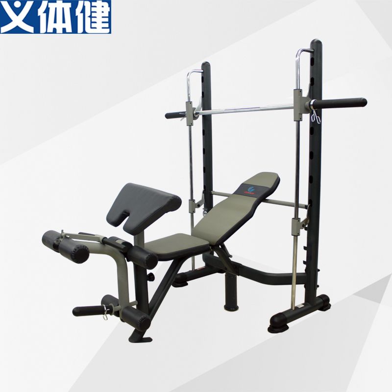 Hj-b065 multi-functional weightlifting frame bench press squat frame dumbbell bench