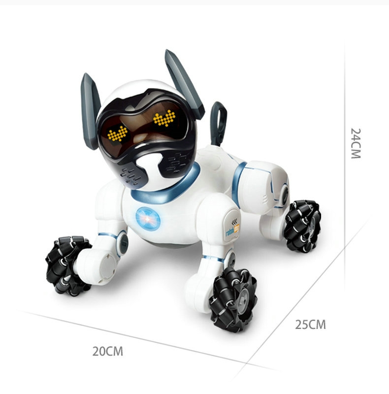 Miko robot dog voice control, intelligent gesture sensing, charging, dialogue, high-tech remote control, walking, birthday gift Specification image