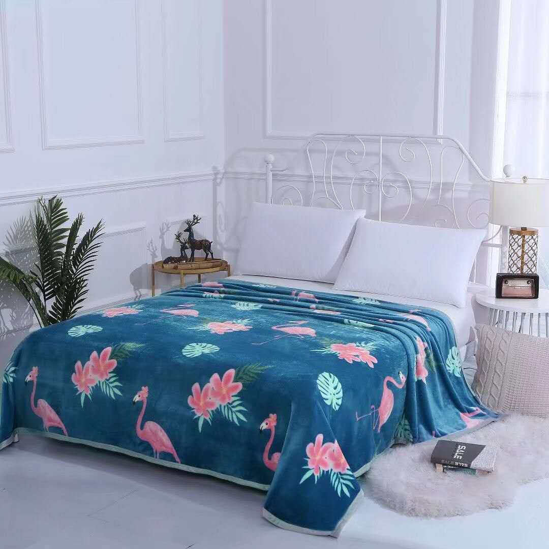 Flannel Rolled Hem Blanket Blanket Blanket Cover Blanket Fleece Blanket Printed Blanket