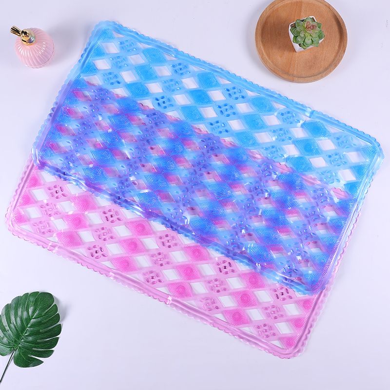 Massage bathroom anti-slip porous not easy water household mat thick durable anti-corruption anti-dirt anti-slip mat thumbnail