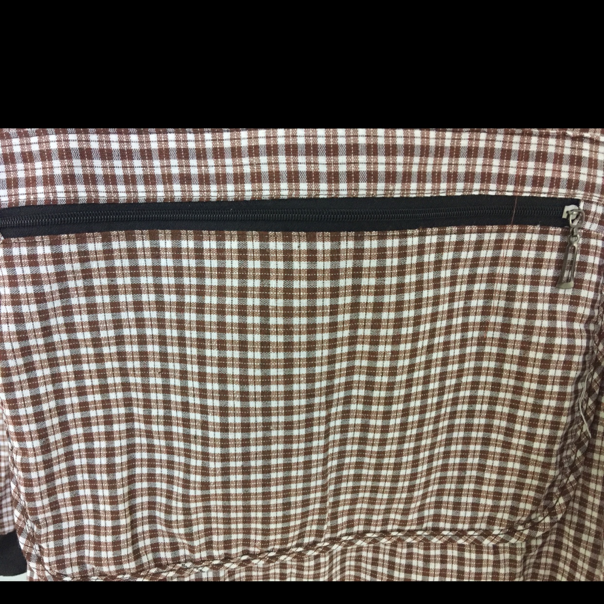 Cotton Cover-Up Zipper Pocket details Picture