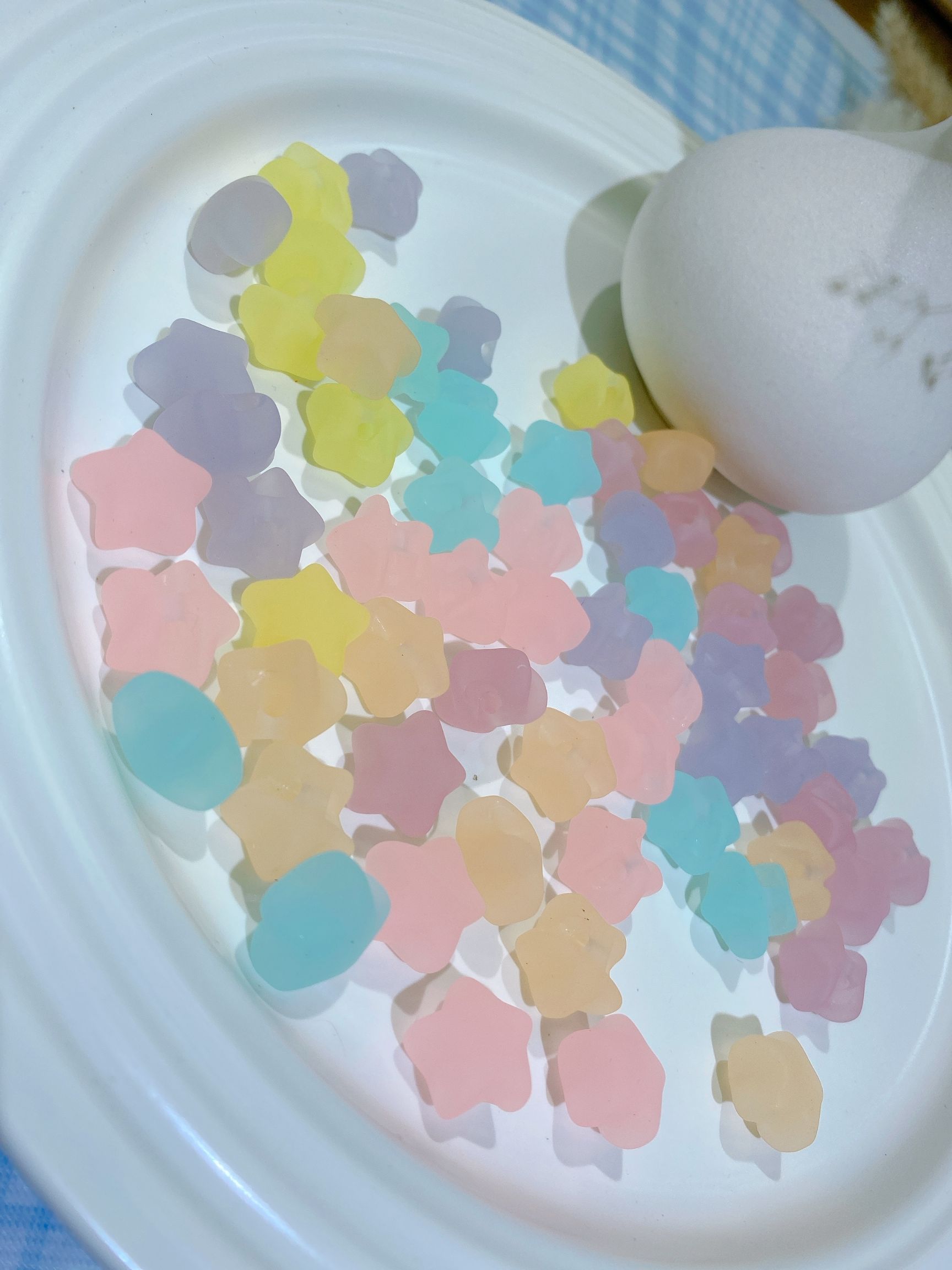 Acrylic five-star jelly rubber children rope accessories thumbnail