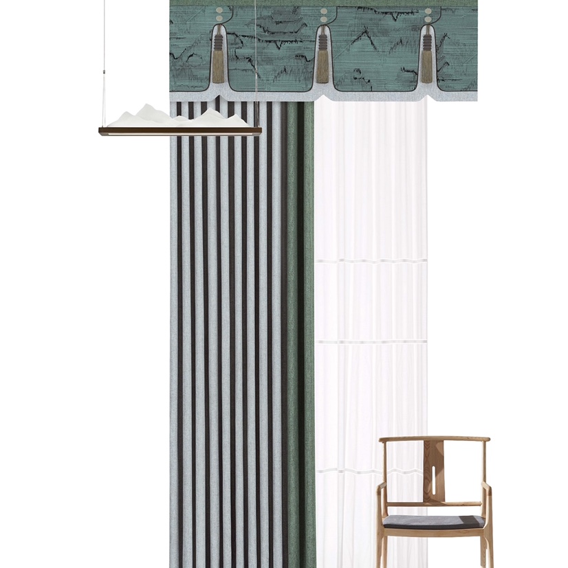 New products are sold directly by the manufacturer and available for wholesale. [Haina] Elegant Chinese trend ~ Ink-wash landscape and river details Picture