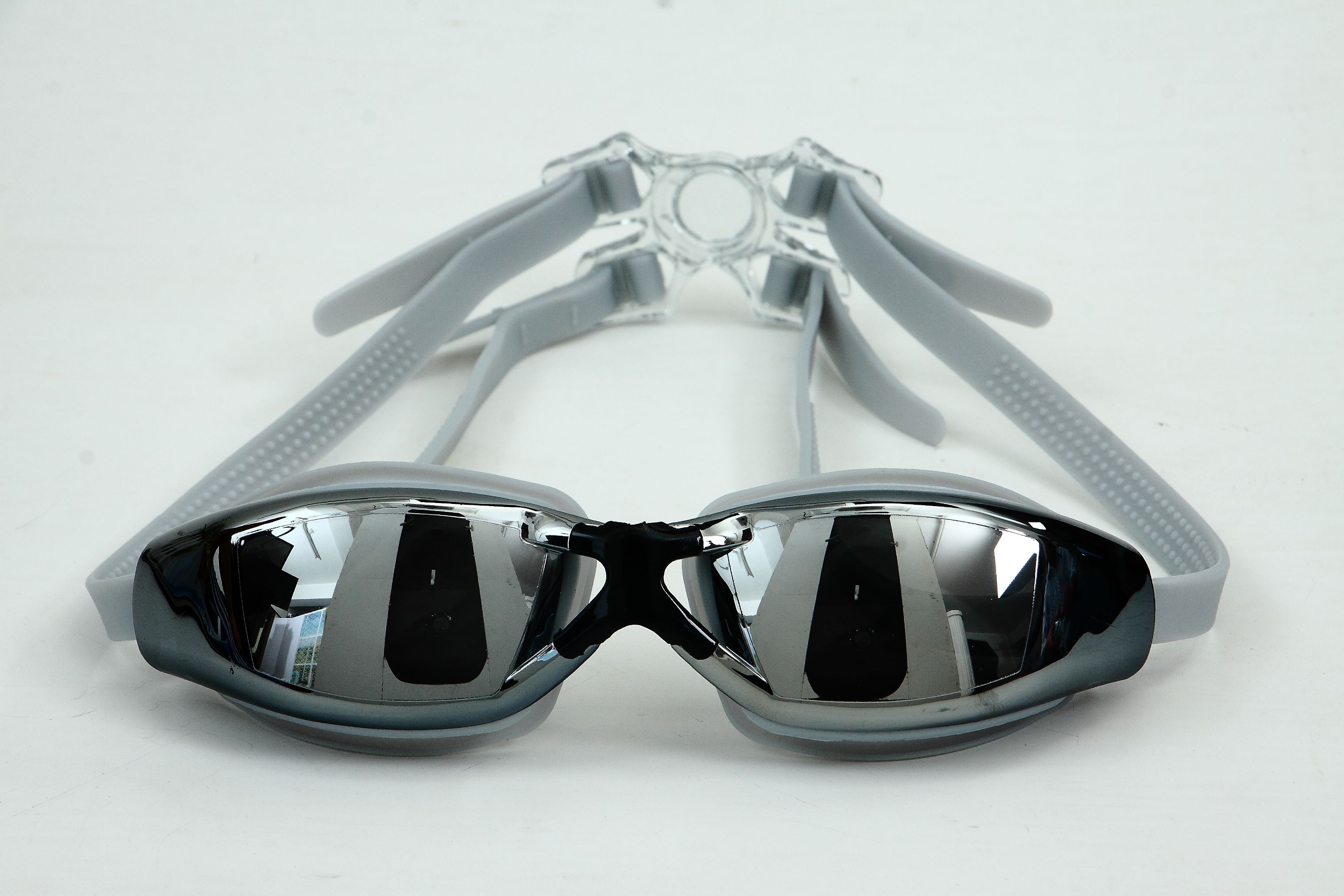 Bo Lu genuine swim goggles anti-fog swim goggles electroplating enhanced BL9011M swim goggles swimming accessories gray