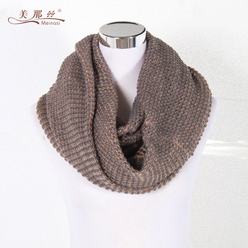 2020 Minas Autumn winter new Mohai Wool yarn two-color foreign trade warm scarf manufacturer direct sale thumbnail