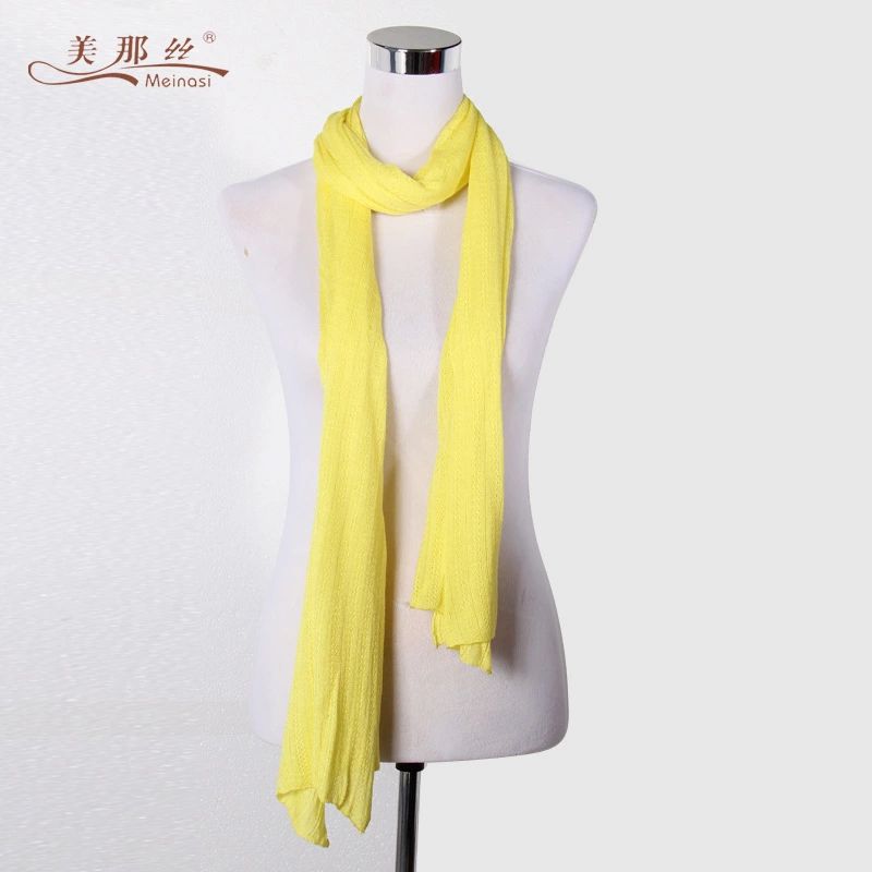 2020 Meina Silk Hot Korean Version Of The New Shawls Solid Color Four Seasons Decorative Ladies Scarf Manufacturers Direct Sales details Picture