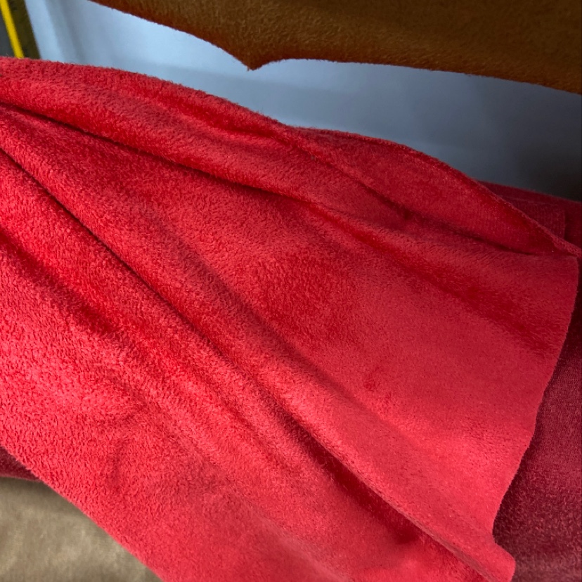 Red suede velvet fabric clothing, handicrafts, decorations, shoes and hats are available in multiple colors