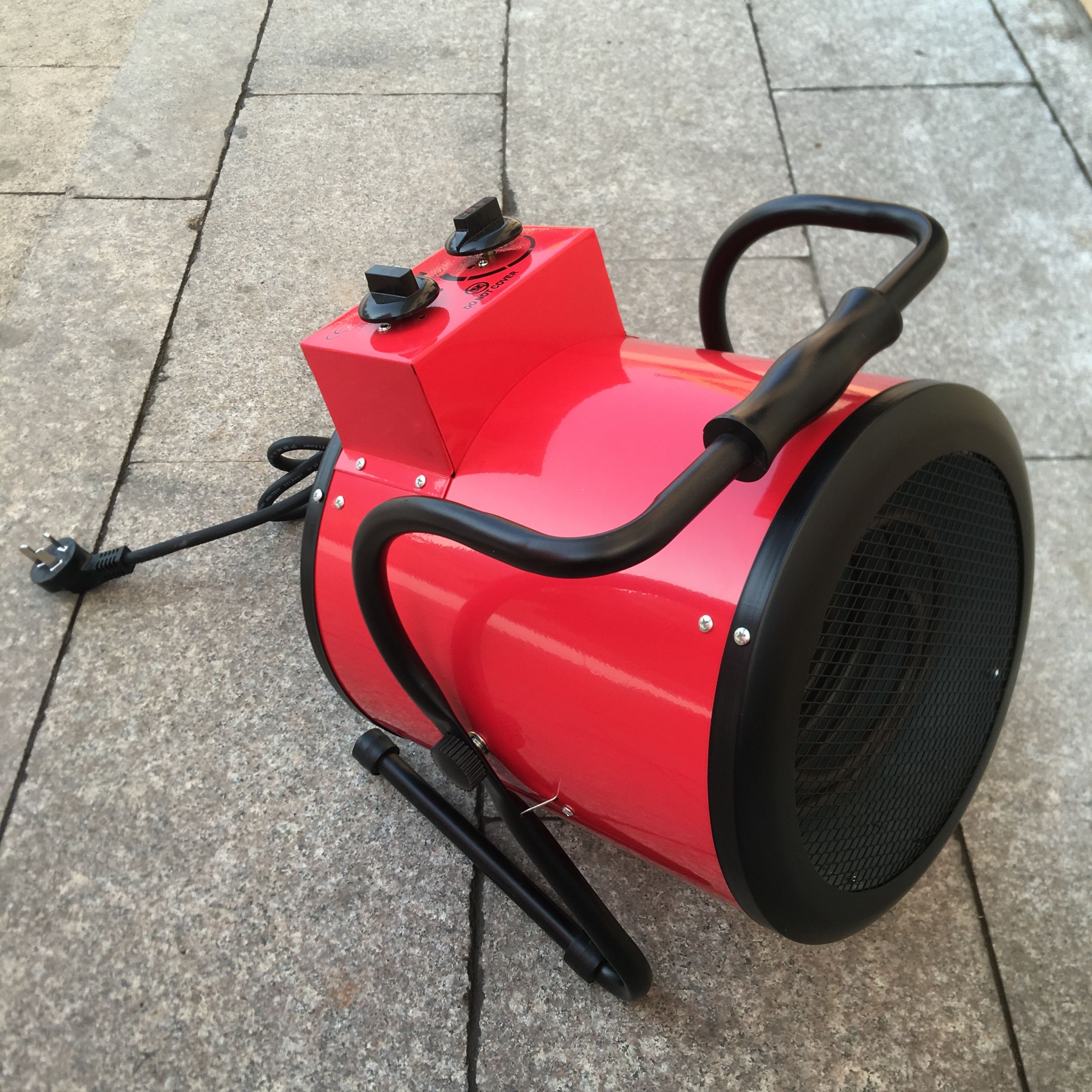 Cross-border foreign trade 3KW220V 27-diameter round industrial warm air blower, heater, dryer, hot air blower and insulation equipment detail image 3