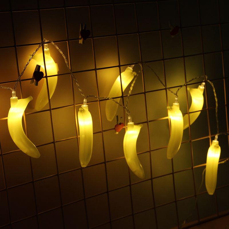 led灯串香蕉创意水果灯儿童房小夜灯电池串灯圣诞节日灯详情图3
