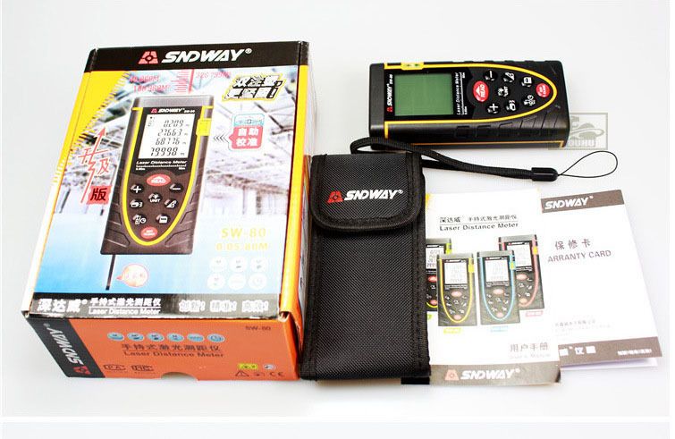 新款激光测距仪 红外线测量仪 量房仪器电子尺40/60/80/100米批发详情图9