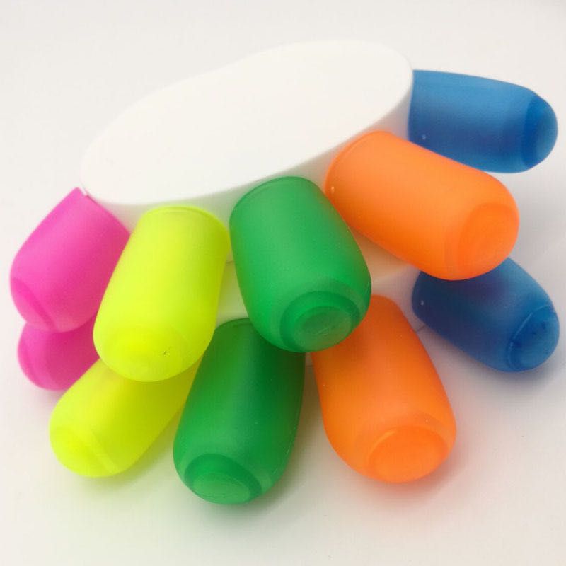 Korean cute finger-shaped highlighters, creative palm five-color ballpoint pens, candy-colored marker pens, and colored pens details Picture