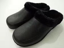 冬季EVA防水棉拖鞋女厚底包跟情侣防水拖鞋男防水防滑保暖棉 拖鞋。