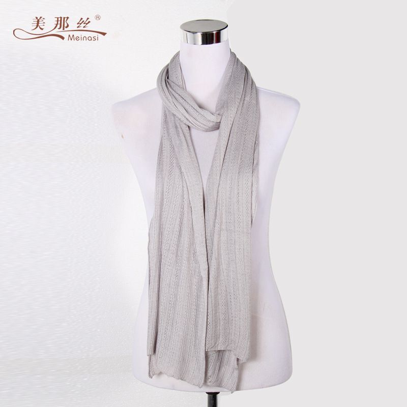 2020 Meina Silk Hot Korean Version Of The New Shawls Solid Color Four Seasons Decorative Ladies Scarf Manufacturers Direct Sales