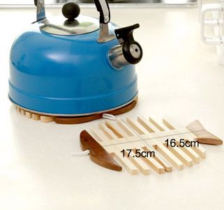 厂家直销 隔热垫 锅垫 餐垫 杯垫 竹木制品白底实物图