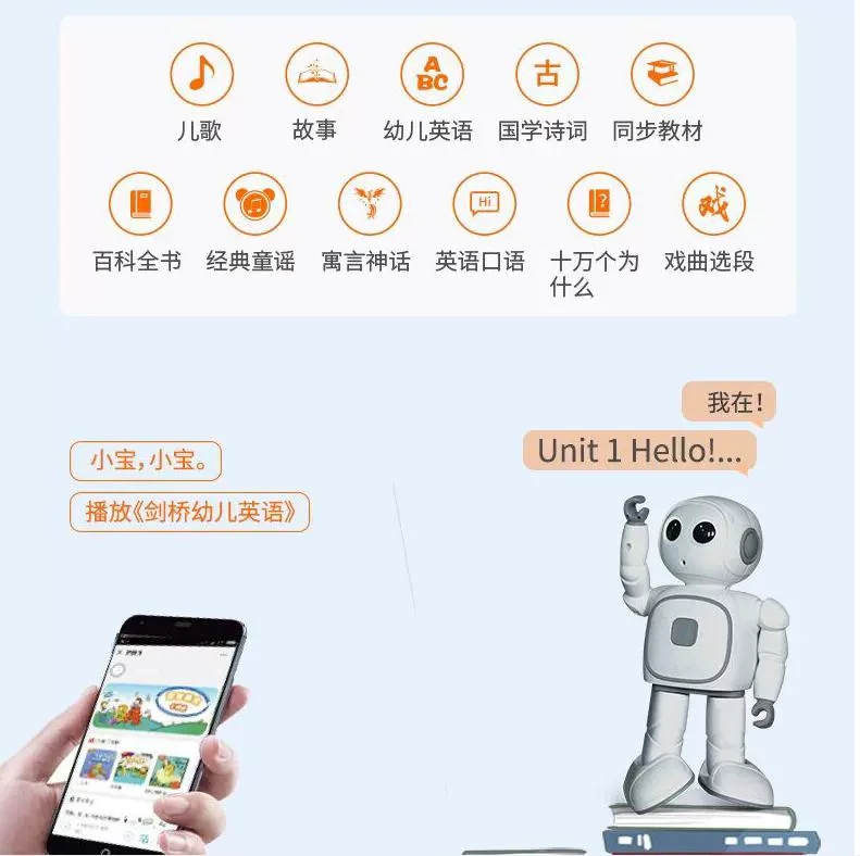 Children's intelligent companion education is compiled into robots, WiFi robots, and dancing robots undefined
