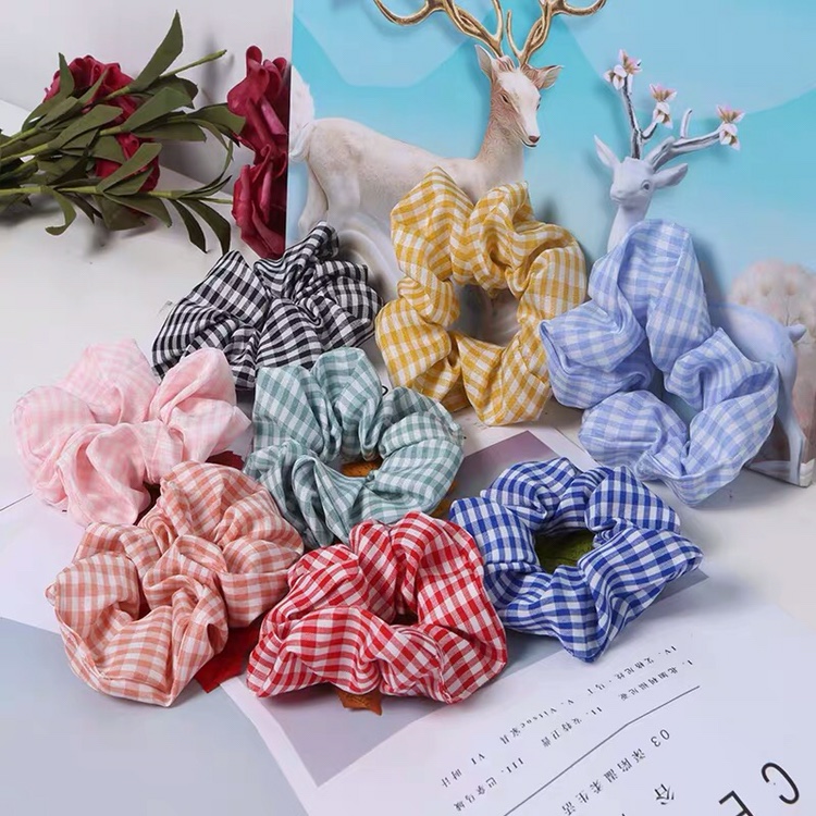 Korean version of girls hair accessories girls hair rope hair accessories cloth ring