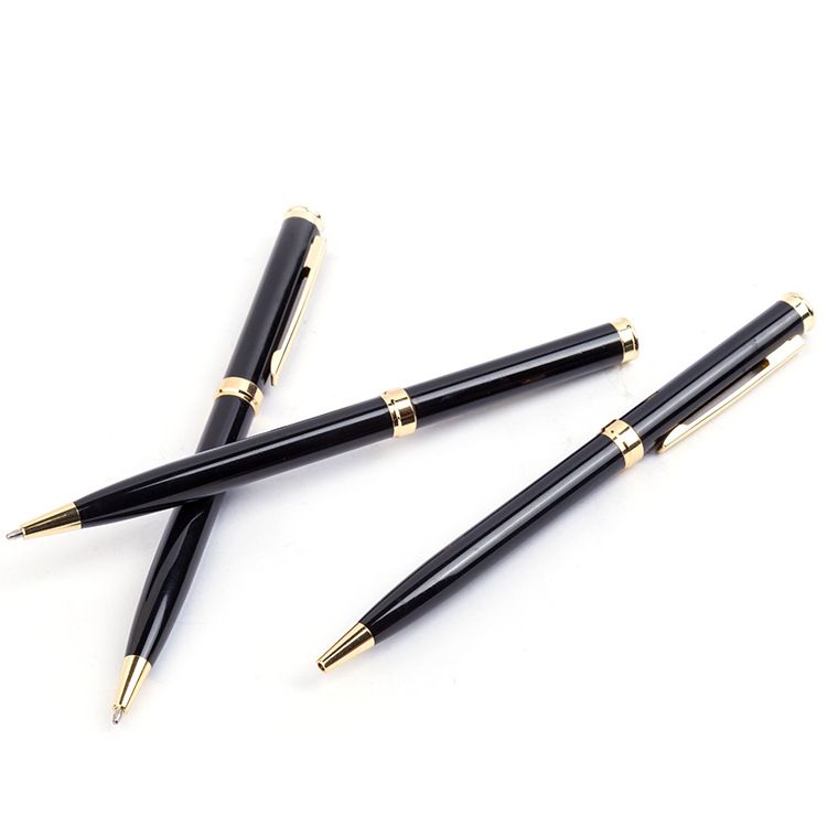 In-stock creative metal touch pens, metal capacitive crystal pens, Korean stationery water drill pens, and rotating ballpoint pens detail image 1