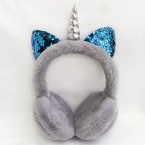 Yakirin wears a Unicorn Hair earpiece to keep warm music Cute Gift Fashion earpiece to replace hair