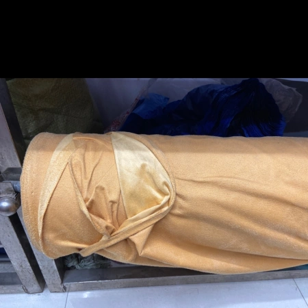 Yellow suede velvet fabric clothing, handicrafts, decorations, shoes and hats are available in a variety of colors Yellow suede velvet fabric clothing, handicrafts, decorations, shoes and hats are available in a variety of colors