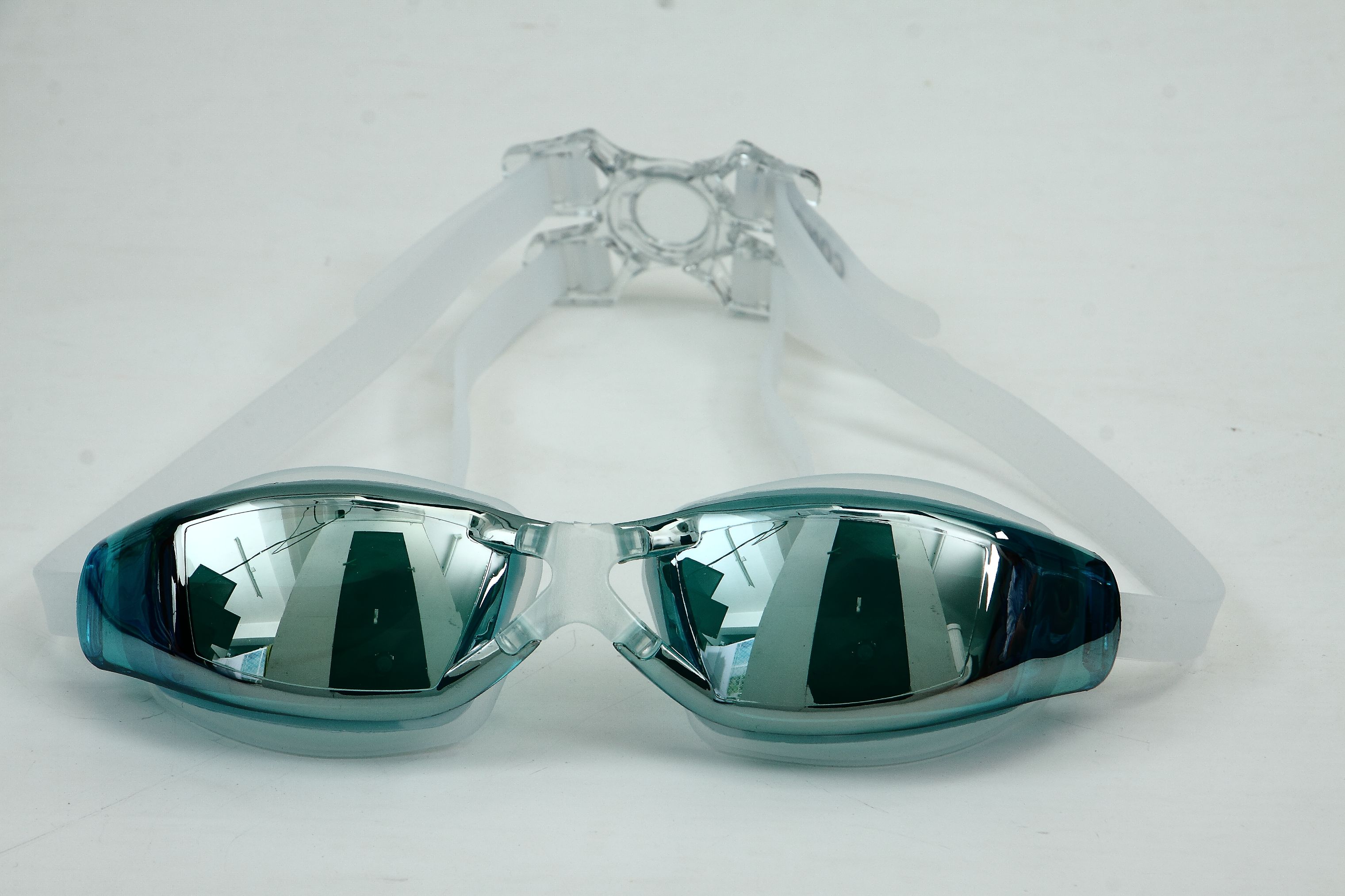 Bo Lu genuine quality swimming goggles anti-fog swimming goggles electroplating enhanced BL9011M swimming goggles swimming accessories Lake blue thumbnail