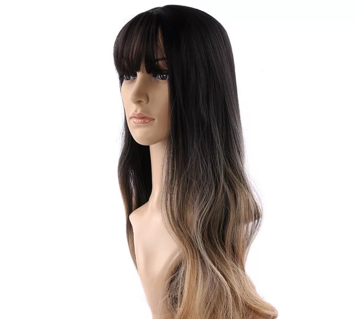 Rose net matte high-temperature silk upper section blackened wig cover, synthetic fiber silk simulation wig for women, custom-made details Picture